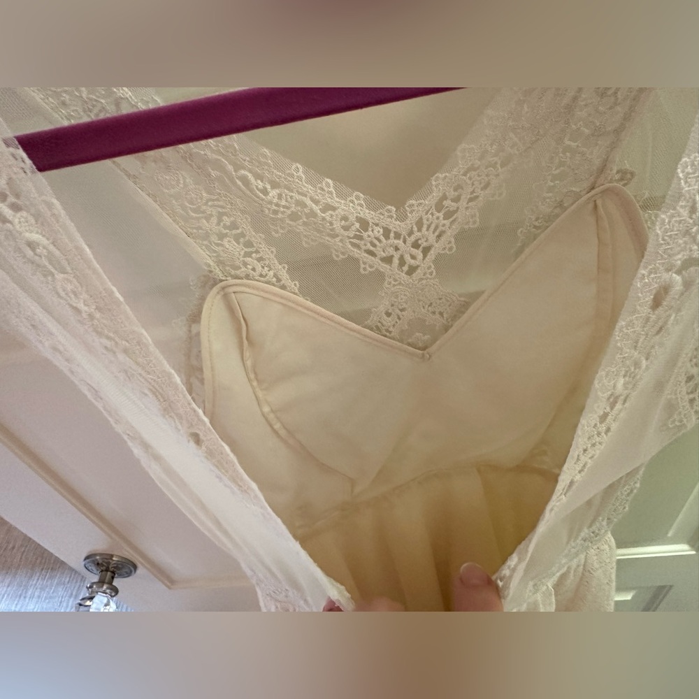 Free People Victoria Ecru Lace Dress in Cream - Picture 10 of 11